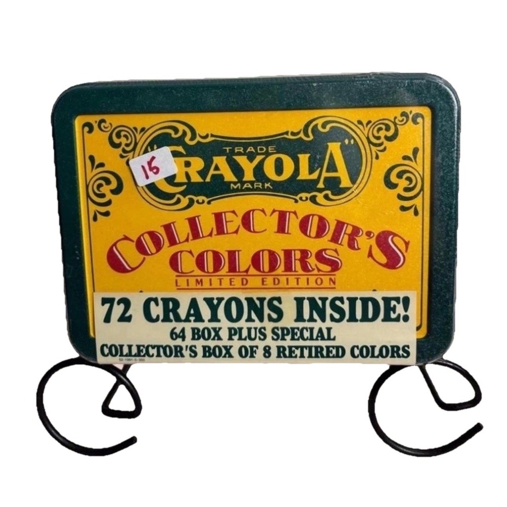 1991‎ Crayola Collectors Colors Limited Edition Tin 72 Crayons Sealed
